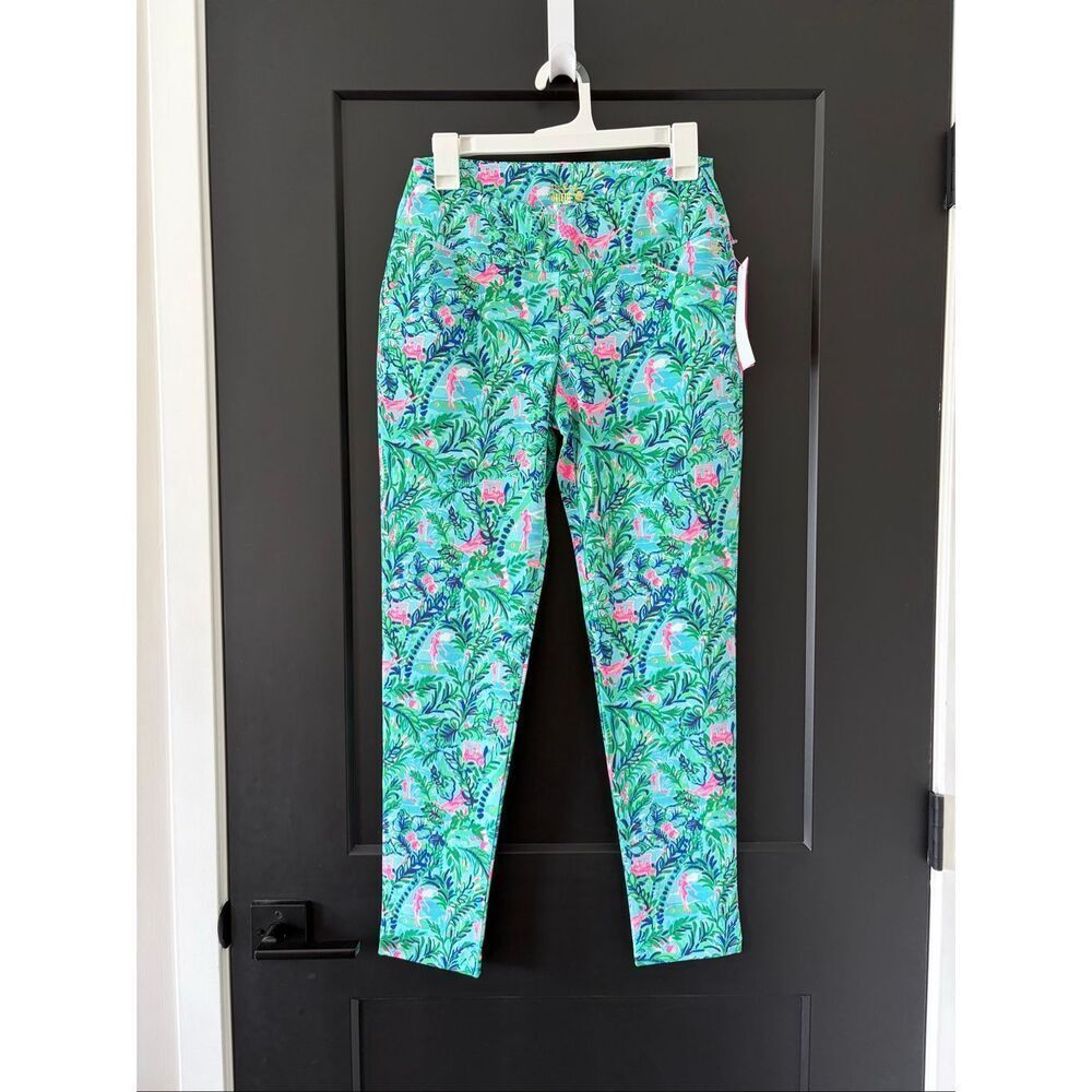 NWT Lilly Pulitzer Corso Perfection Pull On 28’’ Women’s Golf Pants Size 4